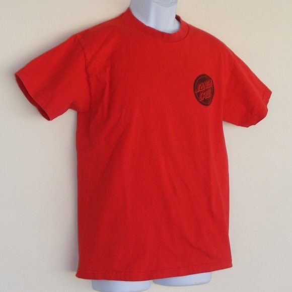 SANTA CRUZ Skateboards Tshirt, M, True Red, Logo, Short sleeves, Minimalist - Picture 2 of 8